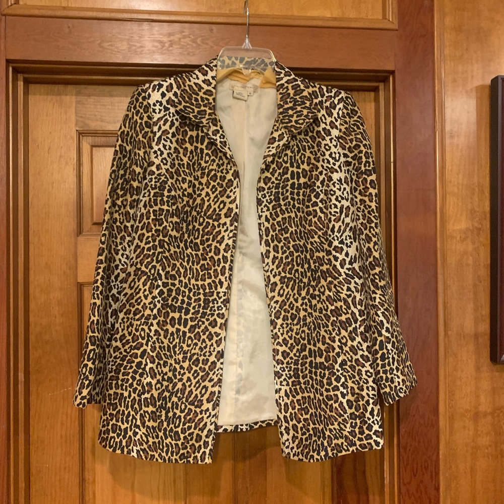 cheetah print jacket
